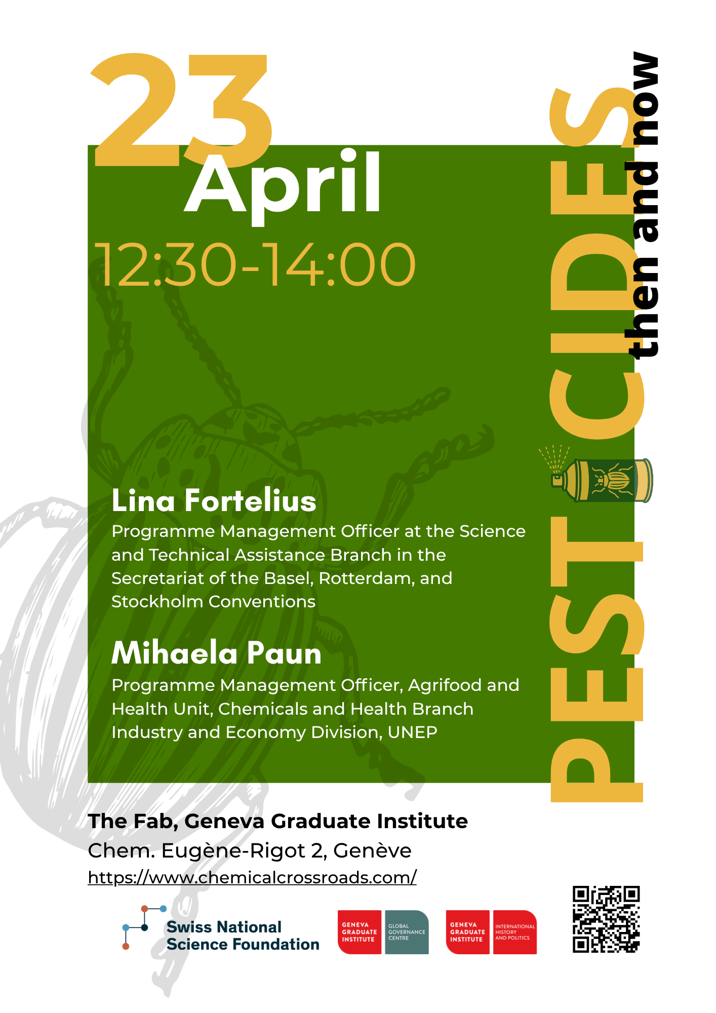 Flyer Pesticides Then and Now 23 April 2026