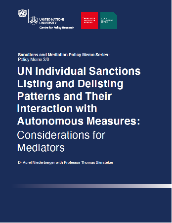 Sanction mediation report
