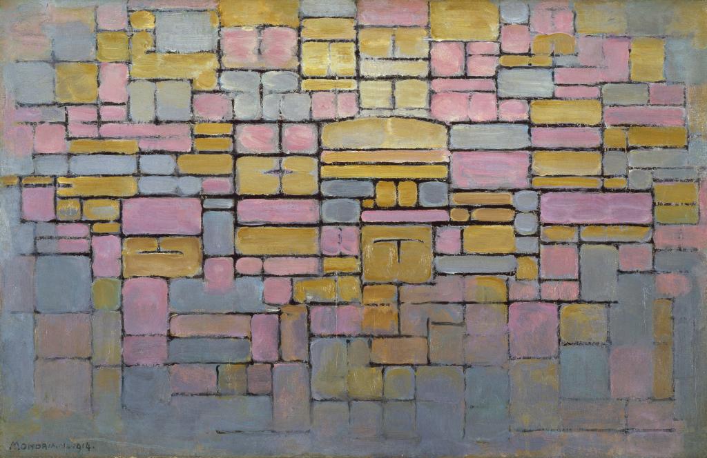 Piet Mondrian, tableau no 2, composition no V