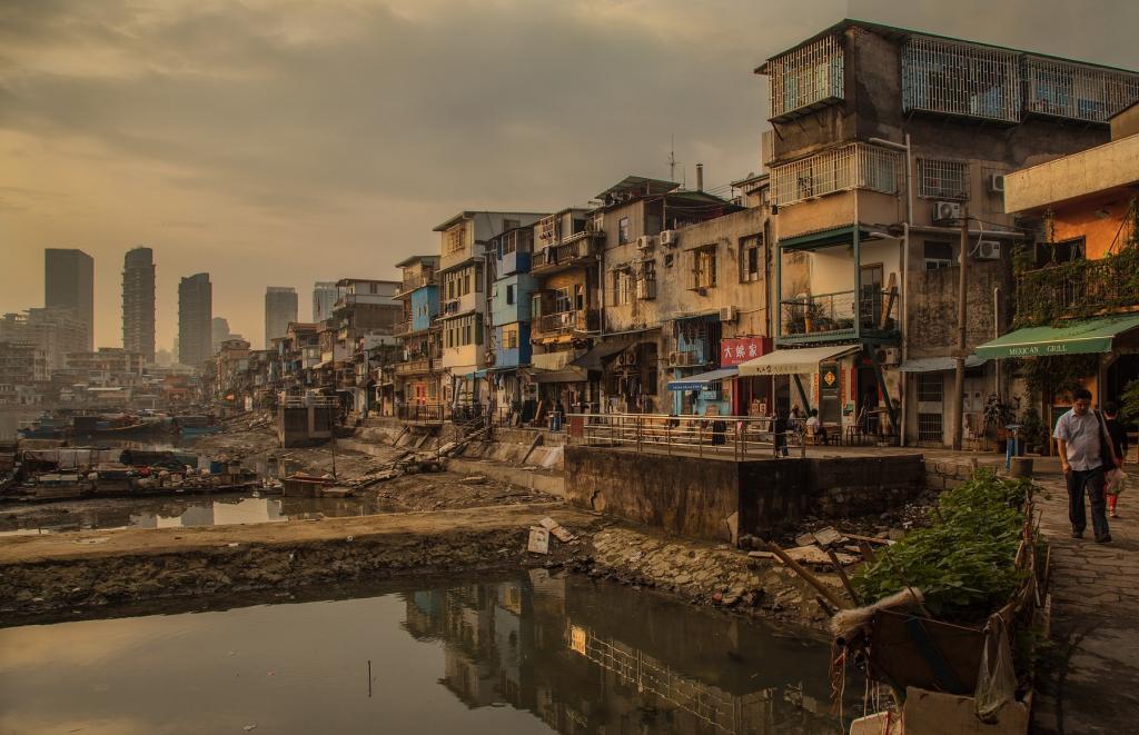 Photo of a slum in Xiamen China