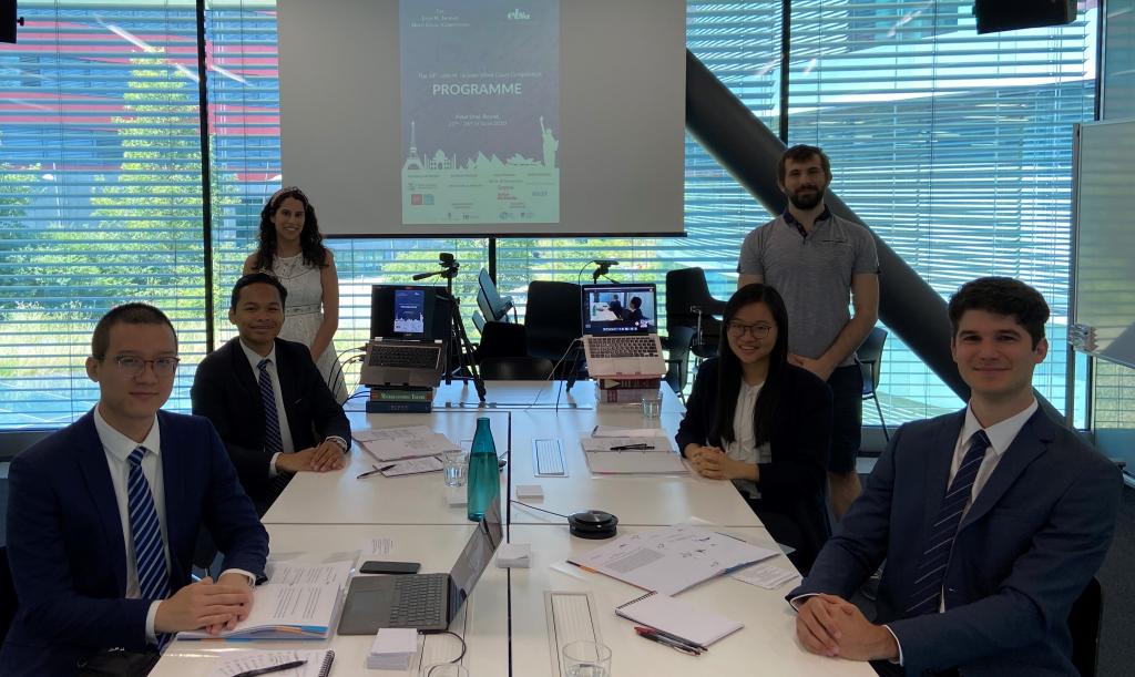 Image of student participants in Students classed among top teams in ELSA’s John H. Jackson Moot Court Competition on WTO Law