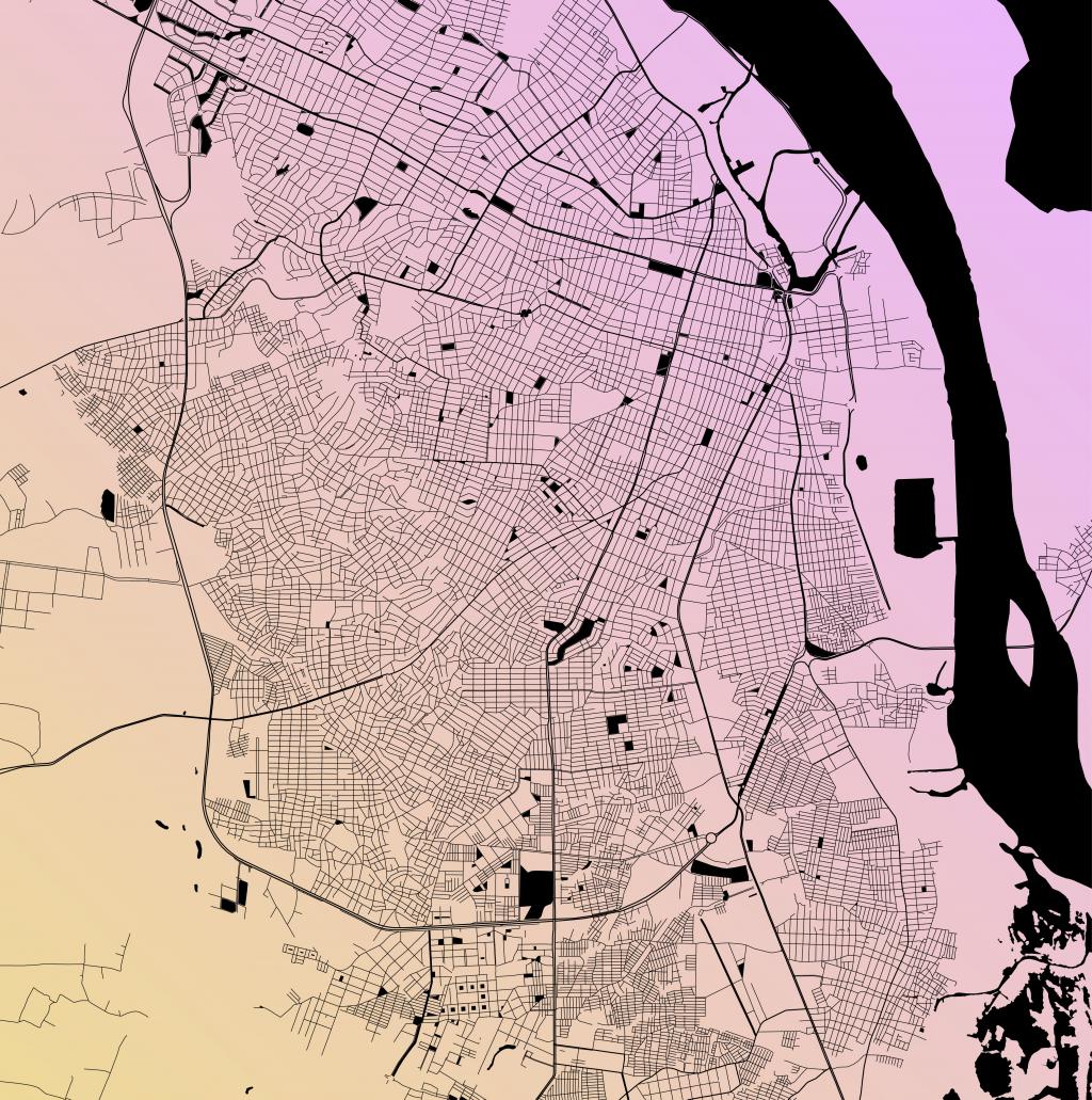 map of Barranquilla