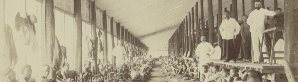 Sorting out of tobacco leaves in Medan, Indonesia, in 1897.