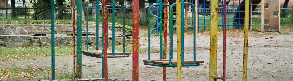 Abandoned playground.