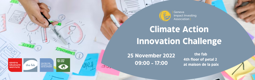 Climate Action Innovation Challenge banner