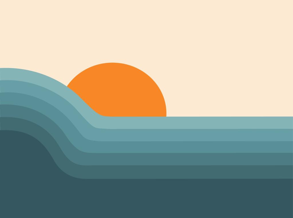 Sunset Illustration