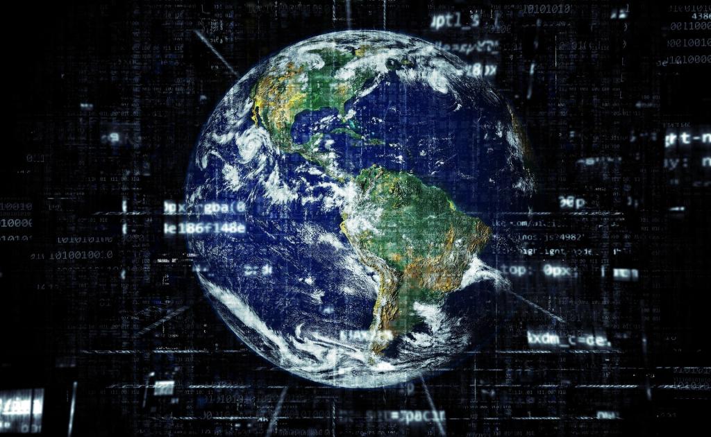 Digital Data earth
