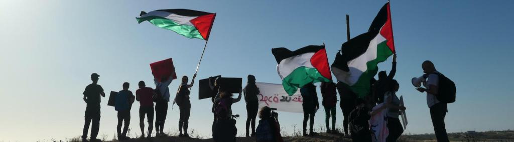 A group of Jewish Israeli activists for Palestinian rights.