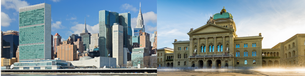 New York, Bern banner