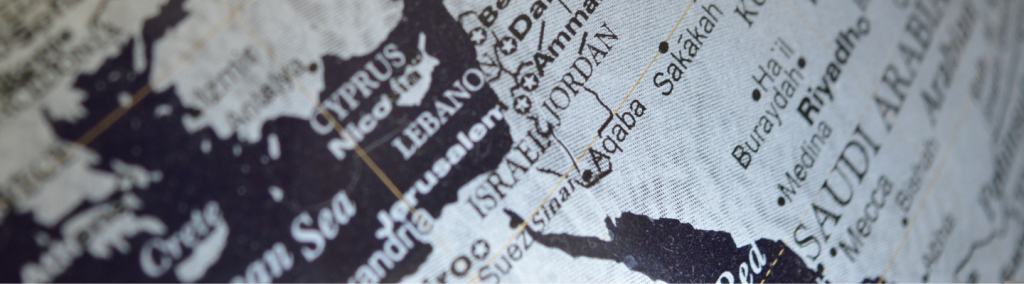 map Israel Jordan