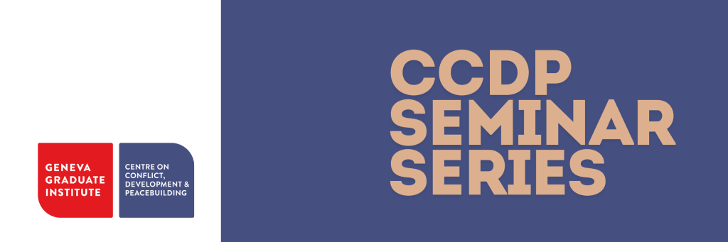 CCDP Seminar Banner 
