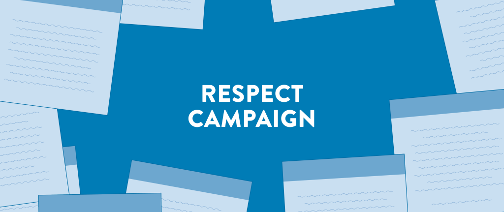 Respect Campaign 2025 banner 1 