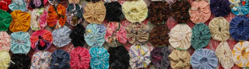 Handmade fuxico fabric