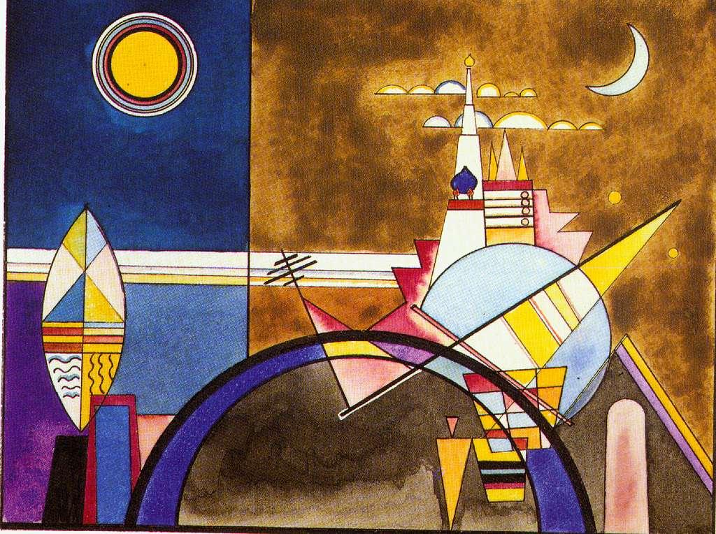 KANDINSKY. – «Bild XVI. Das Grosse Tor Von Kiew» (Tableau XVI. La Grande Porte de Kiev)