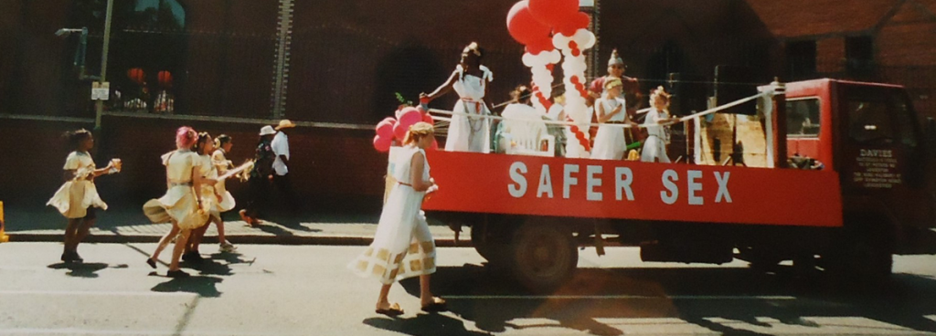 Leicestershire AIDS Support Service float 