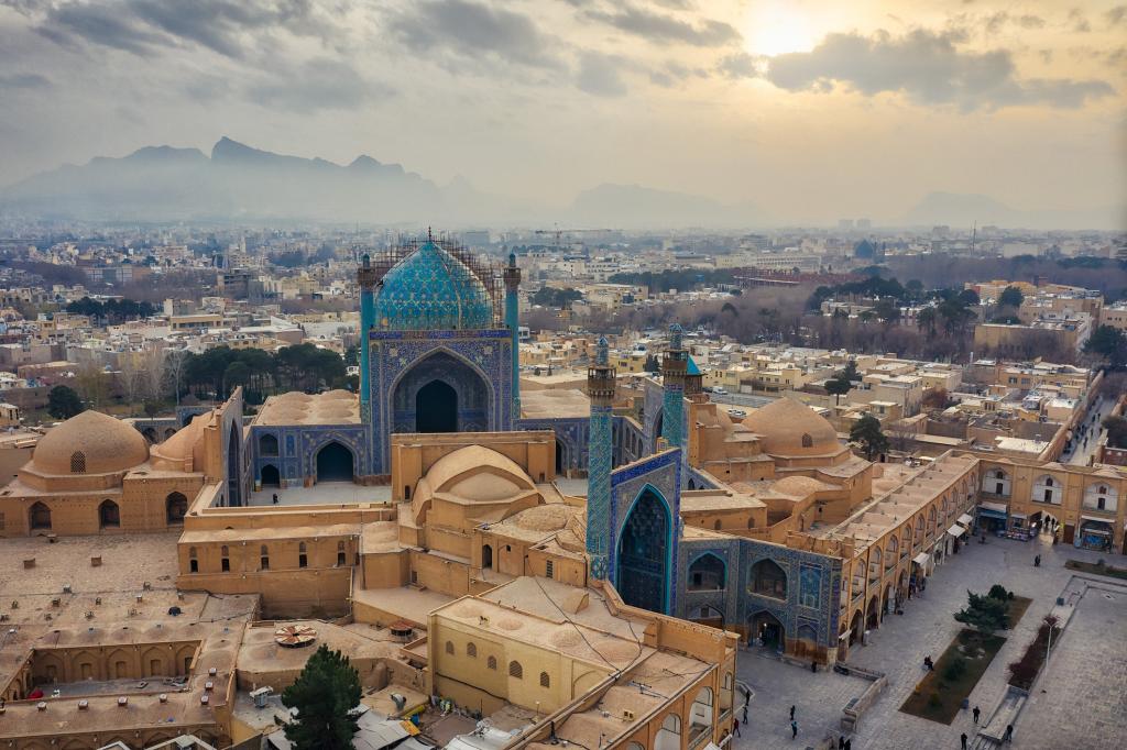 Naqsh-e Jahan Square in Isfahan, Iran, taken in Januray 2019 