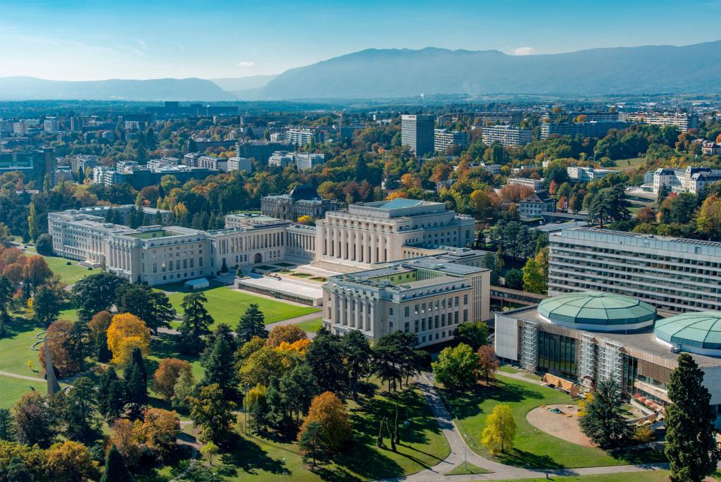 Image of the UN compound
