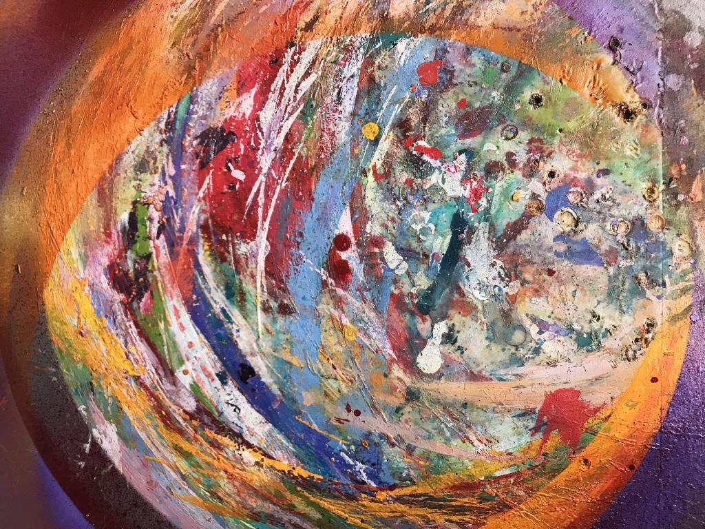 abstract globe war painting iStock