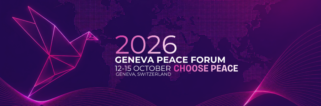 Geneva Peace Forum 2026 banner