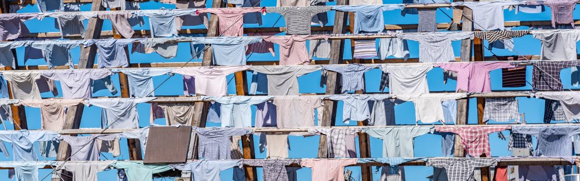 clothes hanging
