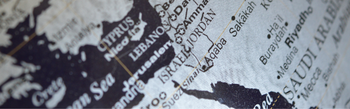 map Israel Jordan
