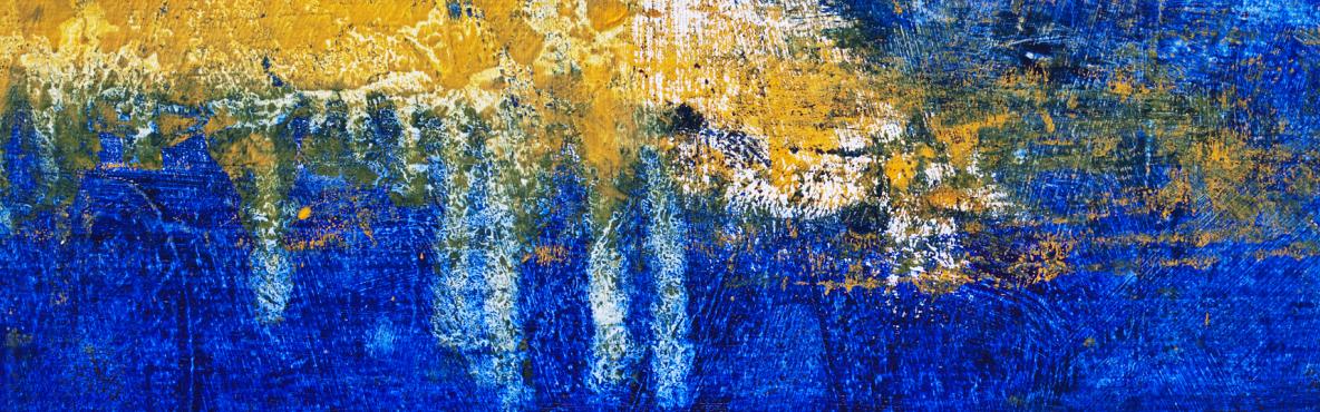 abstract blue yellow