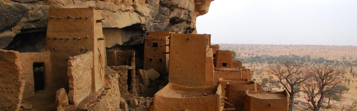Mali, Pays_Dogon, falaise de Biandagara