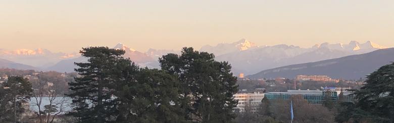 view of Palais des Nations, Geneva