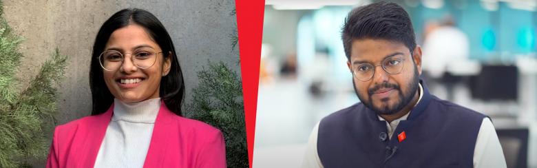 Samhita and Karun were the winners of the 2019 Davis Projects for Peace Award