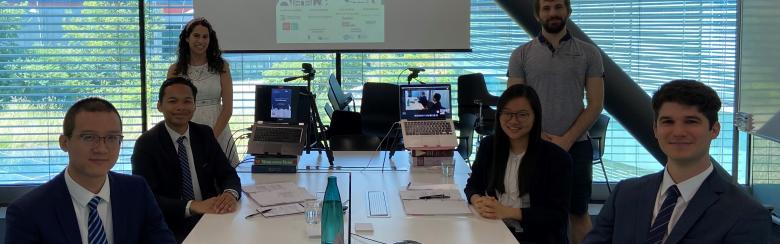Image of student participants in Students classed among top teams in ELSA’s John H. Jackson Moot Court Competition on WTO Law