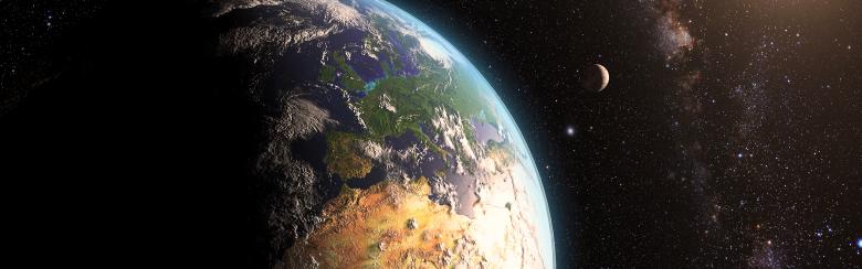 The earth as seen from space