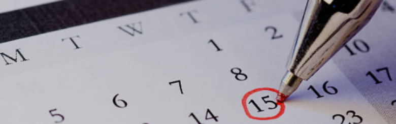 Planning ahead will ensure you get your application in on time