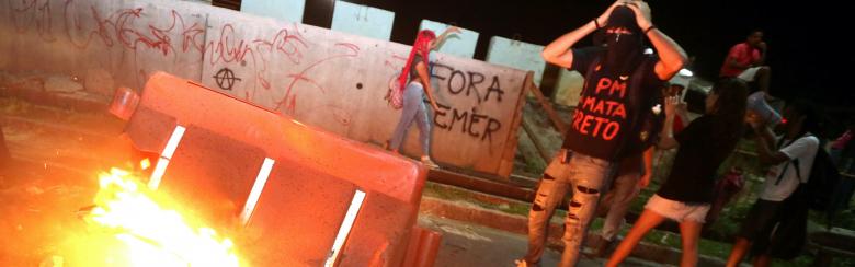 Protest Temer Brazil 