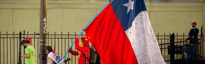 flag holding