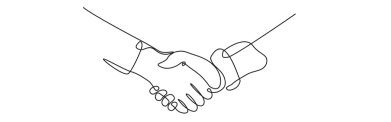 handshake cooperation between local and international