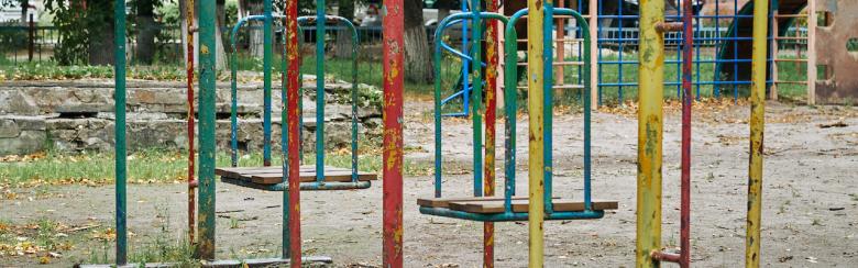Abandoned playground.
