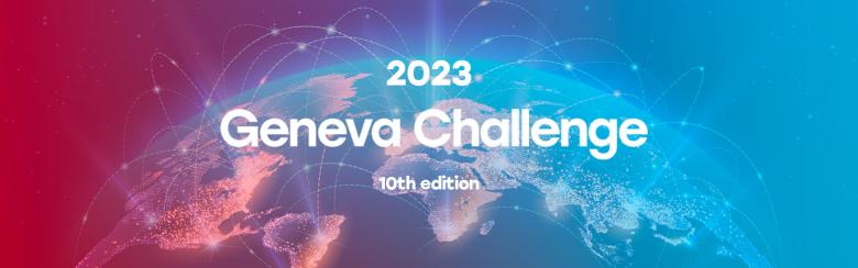 The banner shows a world map with the title "Geneva Challenge"