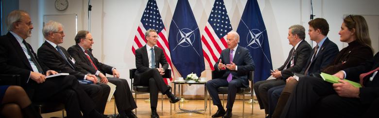Bilateral meeting between NATO Secretary General Jens Stoltenberg and US Vice President Joe Biden