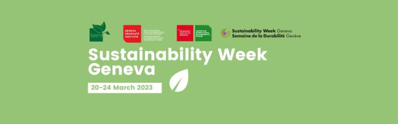 Master students and members of the Environmental Committee, Camille Darbo and Yannic Bucher, discuss Sustainability Week, which is held each year and serves to illuminate some of the greatest challenges facing the planet and how humans can act for positive change.