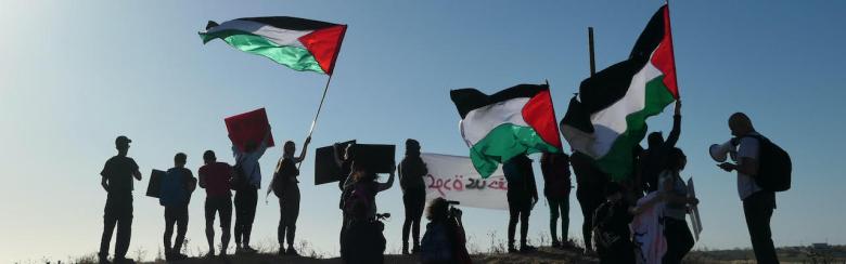 A group of Jewish Israeli activists for Palestinian rights.