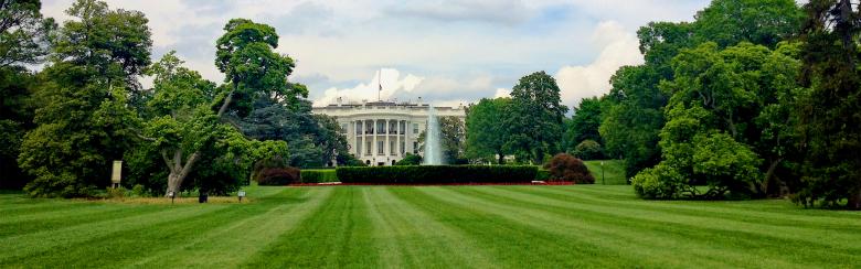 White House banner