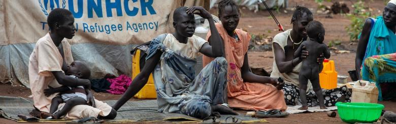 Refugees in Kule Refugee Camp in Ethiopia, 15 July 2014.