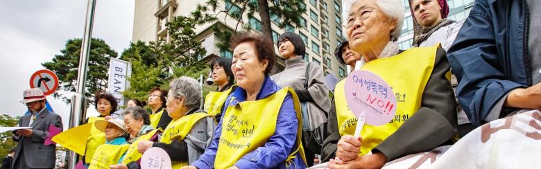 Former “comfort women” during the war against Japan. Seoul, South Korea, 22 October 2008