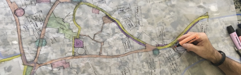 Working version of Detailed Urban Plans (DUP) for Burqa, CEP Offices, Ramallah, 4 November 2018.