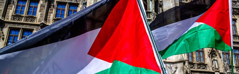 Recognising Palestine banner