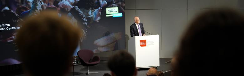 Democracy Week 2025 keynote banner