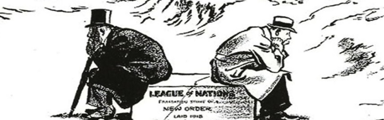 League of Nations banner