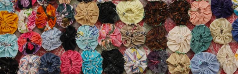 Handmade fuxico fabric