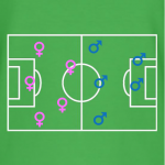 Binary soccer field