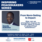 Event promotional image focused on enhancing human rights in light of the new international human rights treaty.